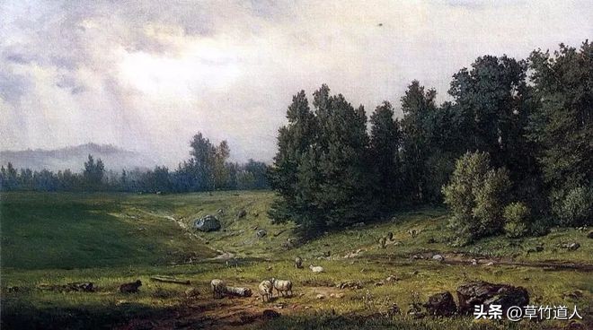 风景园林美学思想,风景视角创意绘画