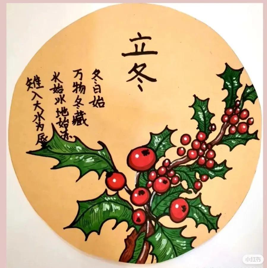 冬天吃的10种美食绘画,餐饮海报创意儿童绘画启蒙