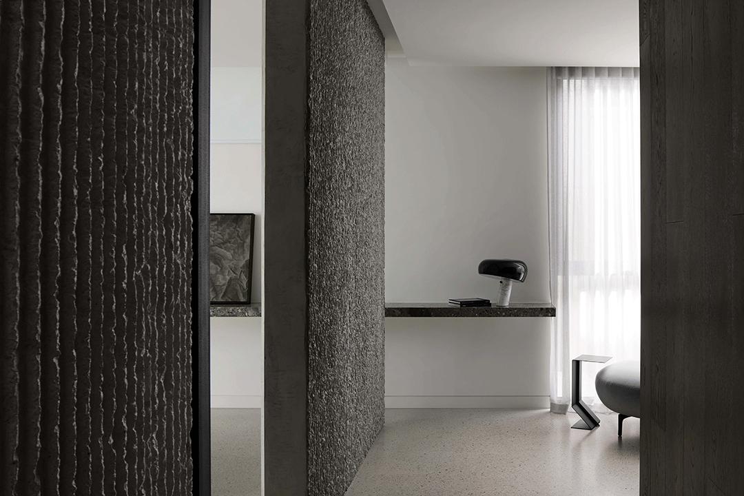 花园式极简清水混凝土别墅,混凝土极简别墅