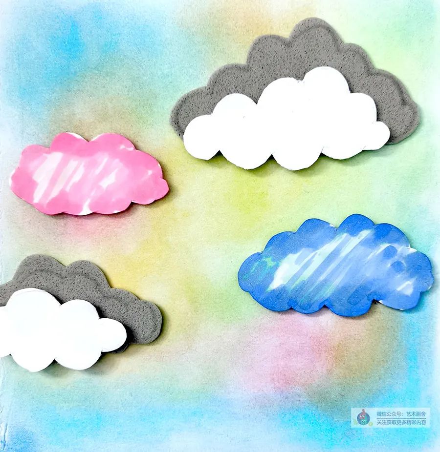 下雨天绘画儿童画简单漂亮,下雨天儿童画好看又简单可爱