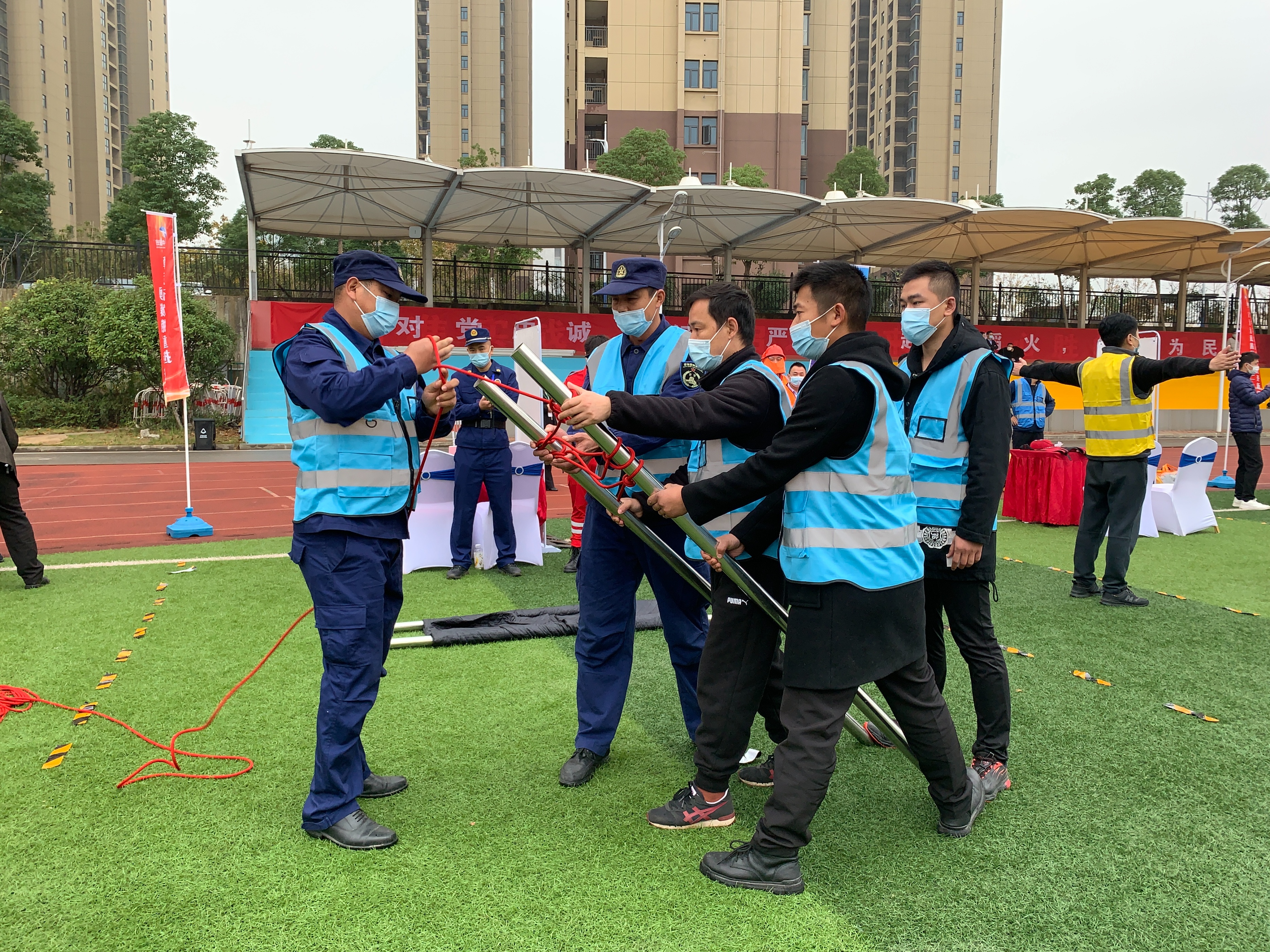 武汉市基层应急技能比武,武汉市首届基层救援队伍比武