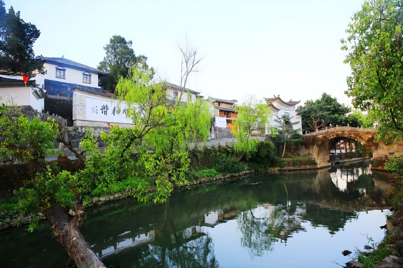 云南和顺古镇,和顺古镇如诗如画的风景