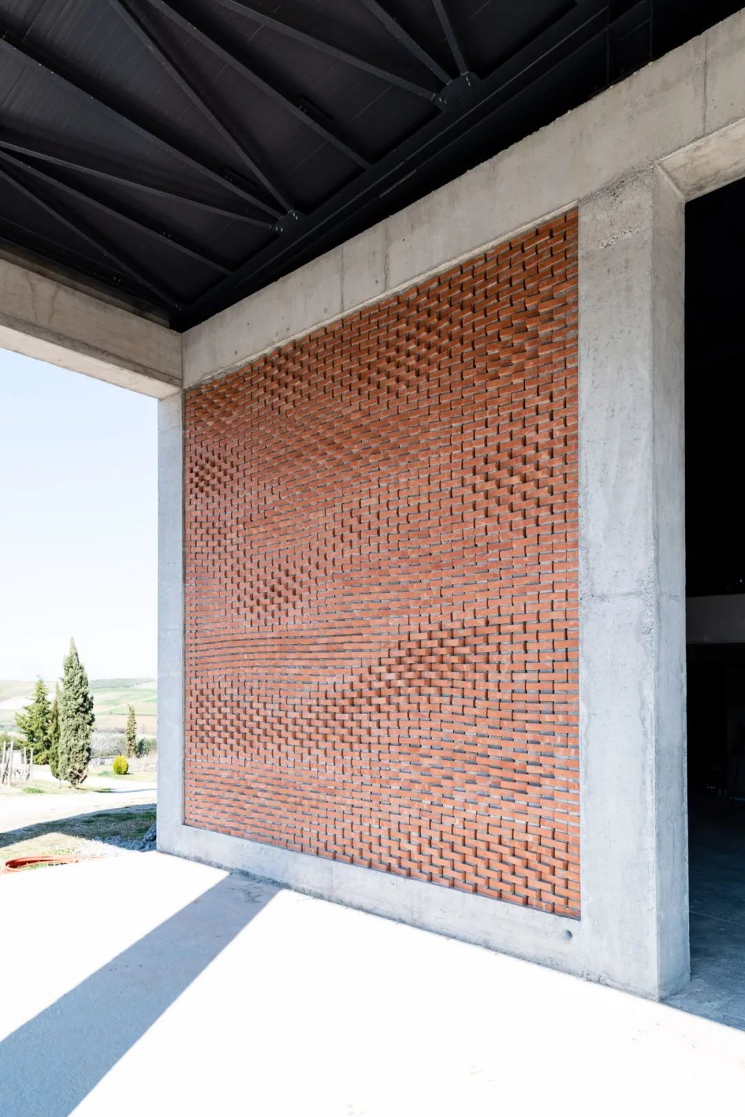 简单爱户型,红砖建筑特殊花样造型