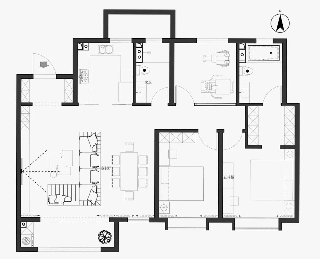 石家庄简约现代装修风格,石家庄室内装修轻奢