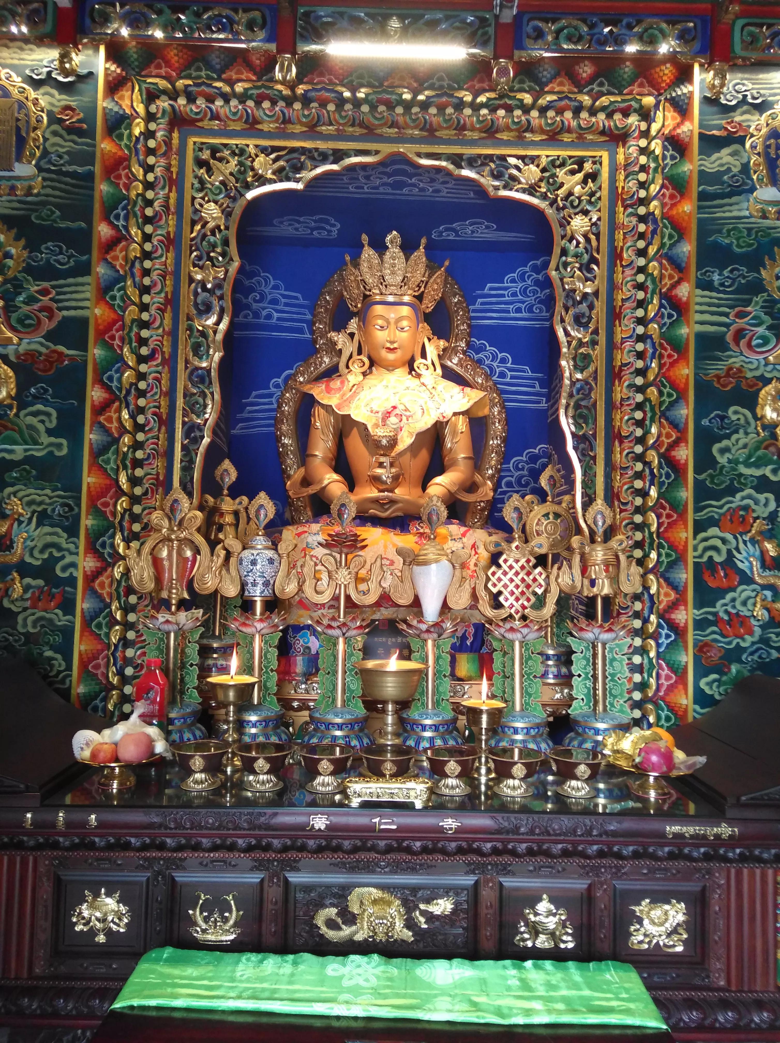 长安城佛教造像,西安广仁寺千手观音造像