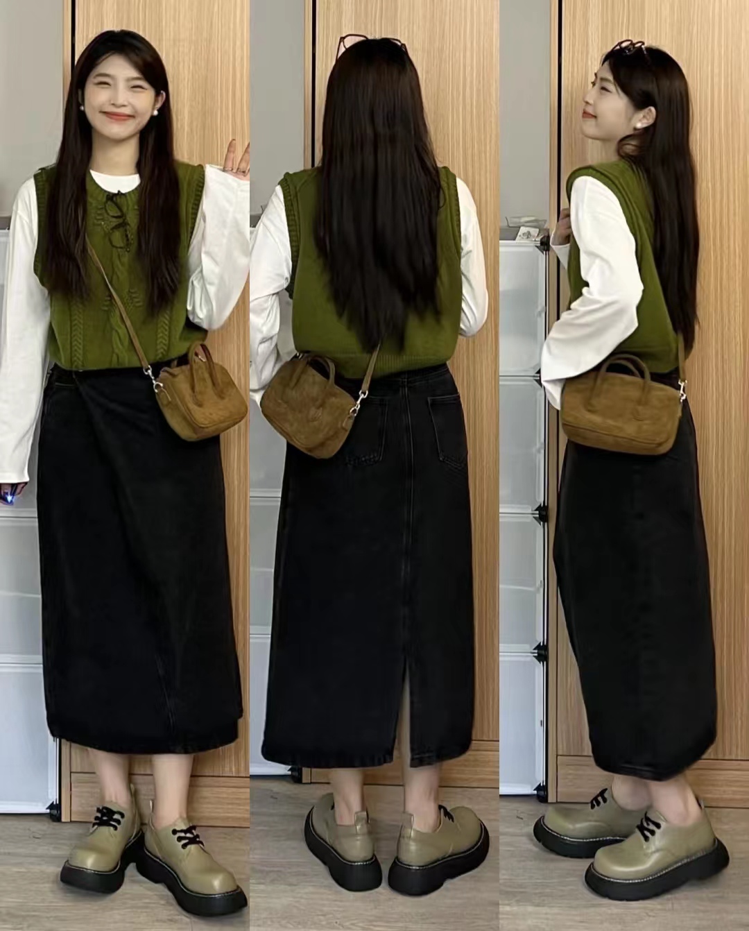 绿色衣服搭配什么颜色好看效果图,绿色最经典的三种颜色搭配