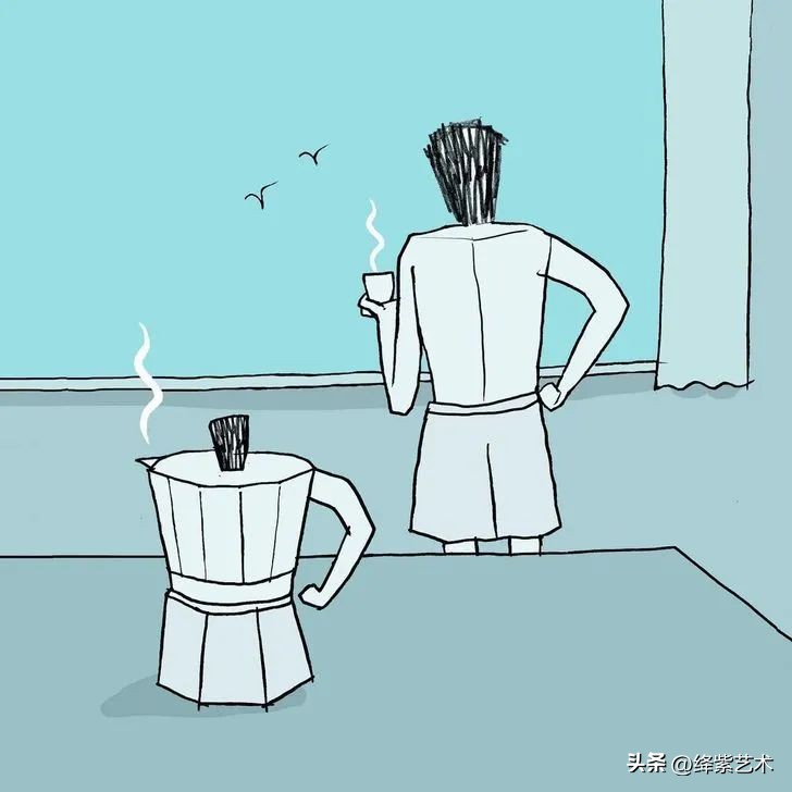 15幅极简插画，画出一个有趣的世界，既抽象又真实