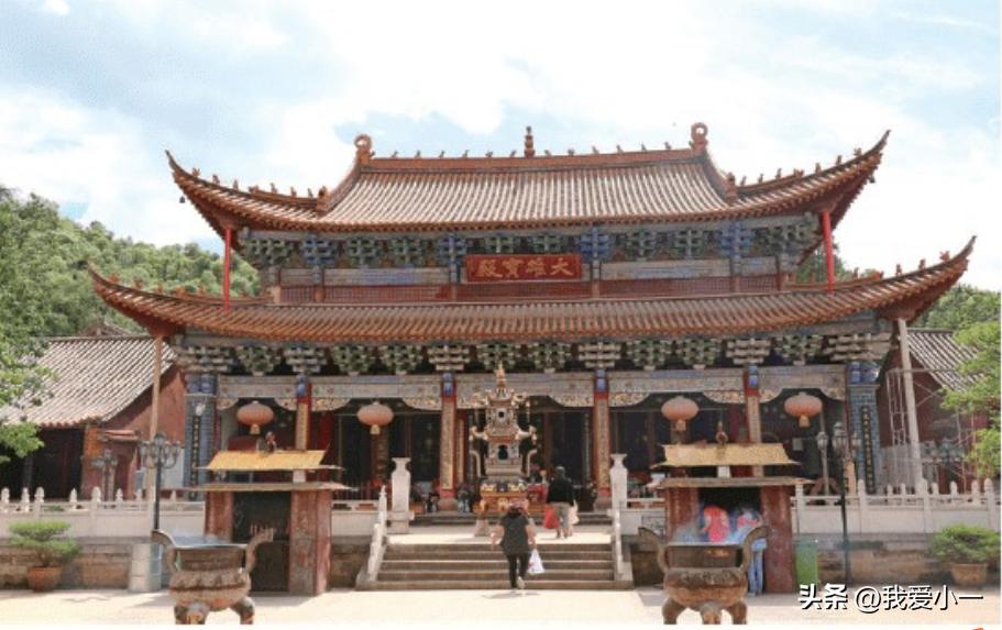 云南昆明古建筑群图,云南省昆明市官渡古镇古建筑