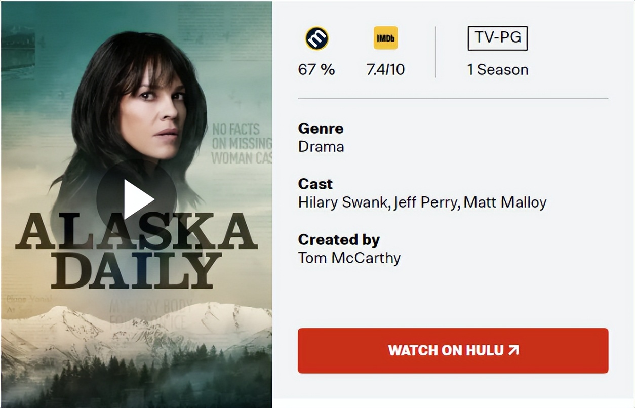 hulu推首部原创网络电视剧,网飞推荐2024热播的剧