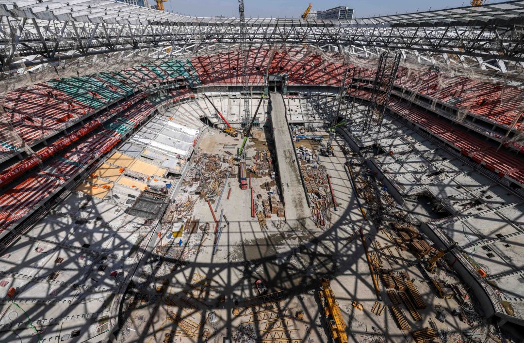 工体施工进展图,新工体外立面完工整体亮相