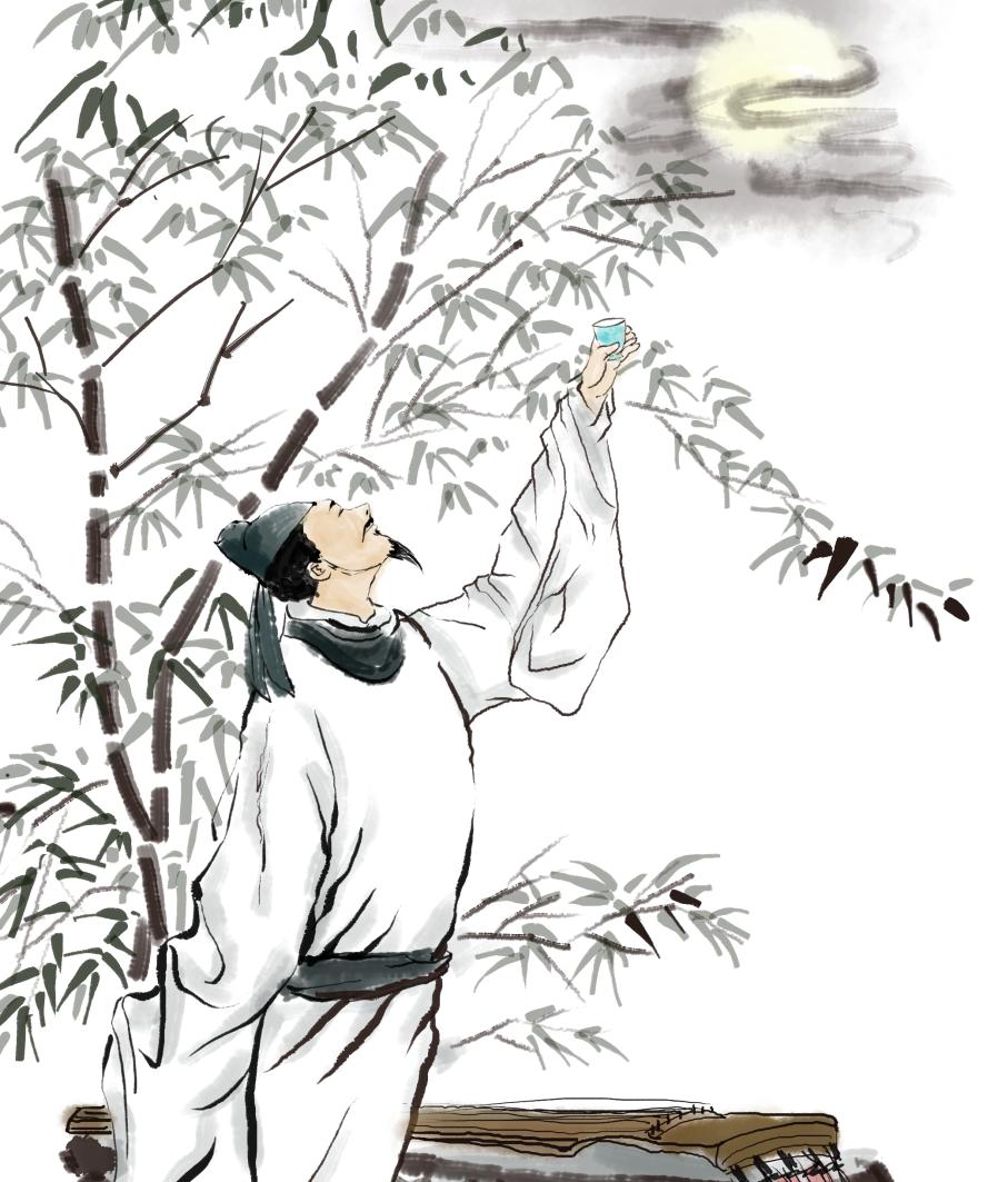 诗仙李白酒后诗千篇,李白自言臣是酒中仙