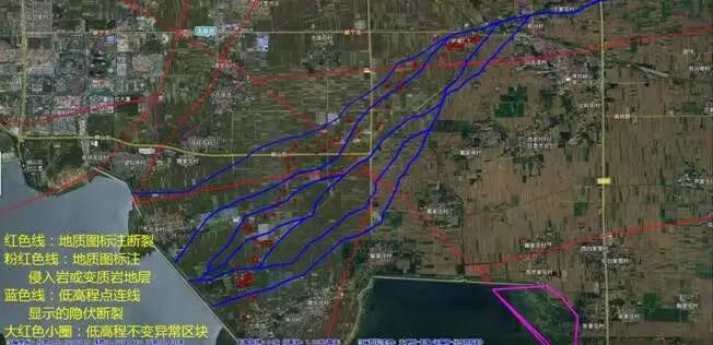 用低高程法揭示潍坊市峡山区域断裂构造异常带