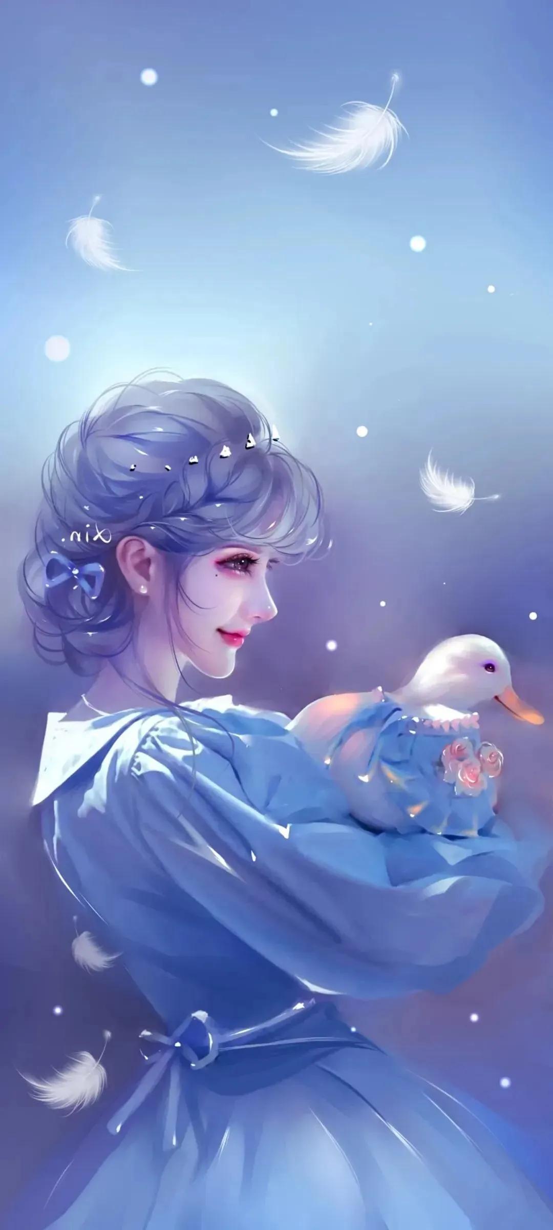 唯美动漫手绘壁纸,壁纸大全唯美手绘女生