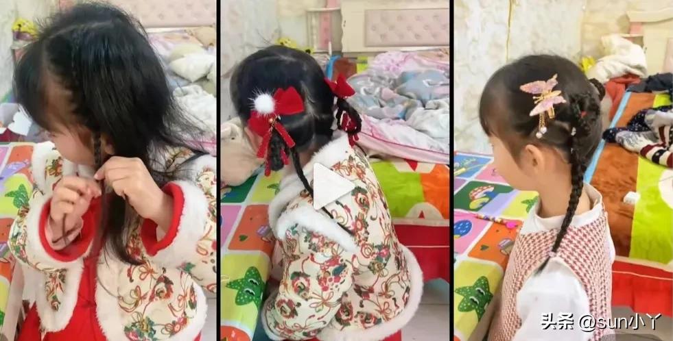 几岁小女孩扎高马尾辫子,扎马尾教程简单好看儿童5岁