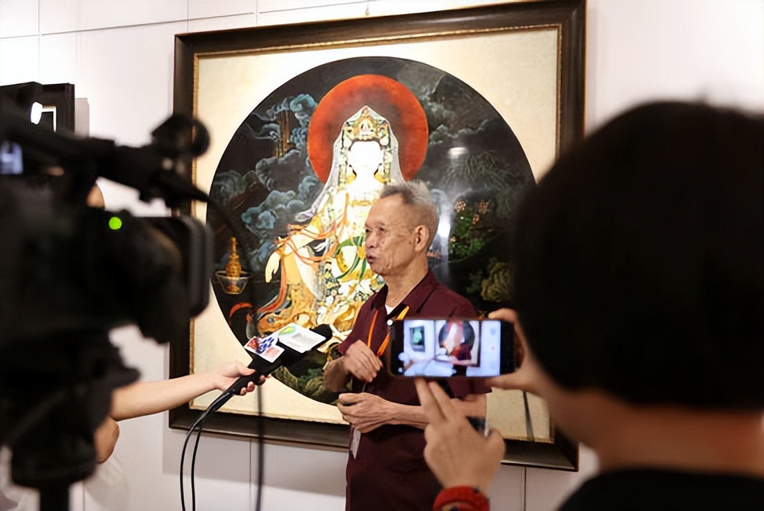 “漆髹敦煌”郑崇尧师生传承展在北京开幕