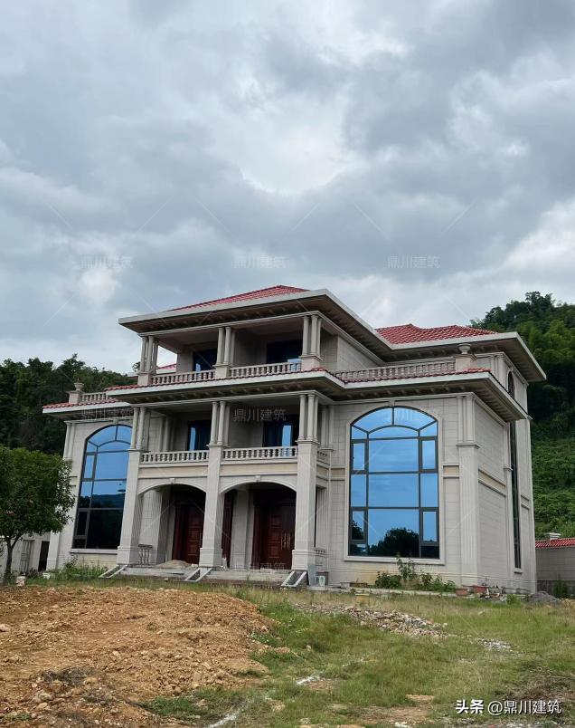 农村简约大气的建房,经济实惠的自建房实景图