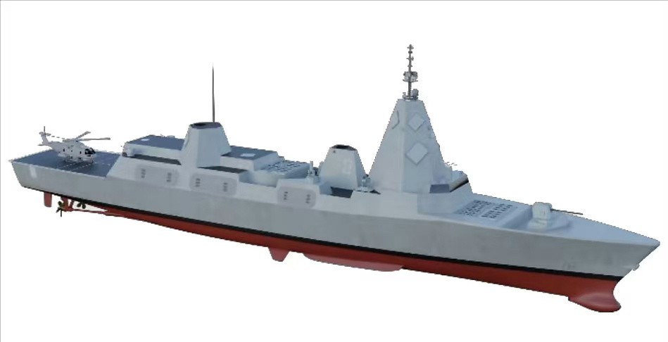 中国055驱逐舰与美国驱逐舰,055型驱逐舰服役外媒报道