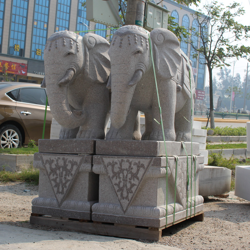 石雕大象公母怎么分别,石雕大象公母怎么分