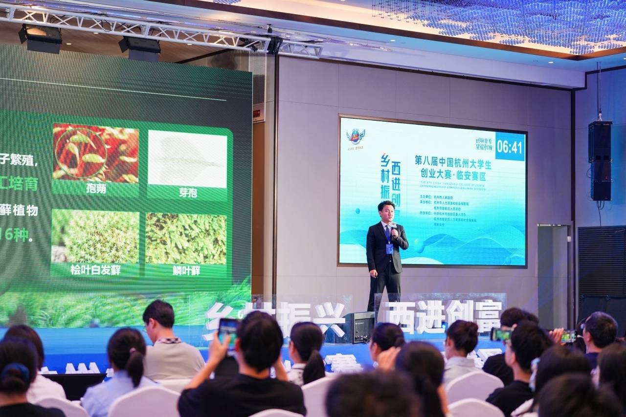“粽”横江湖、“小苔藓”大产业！临安大学生创业大赛落幕