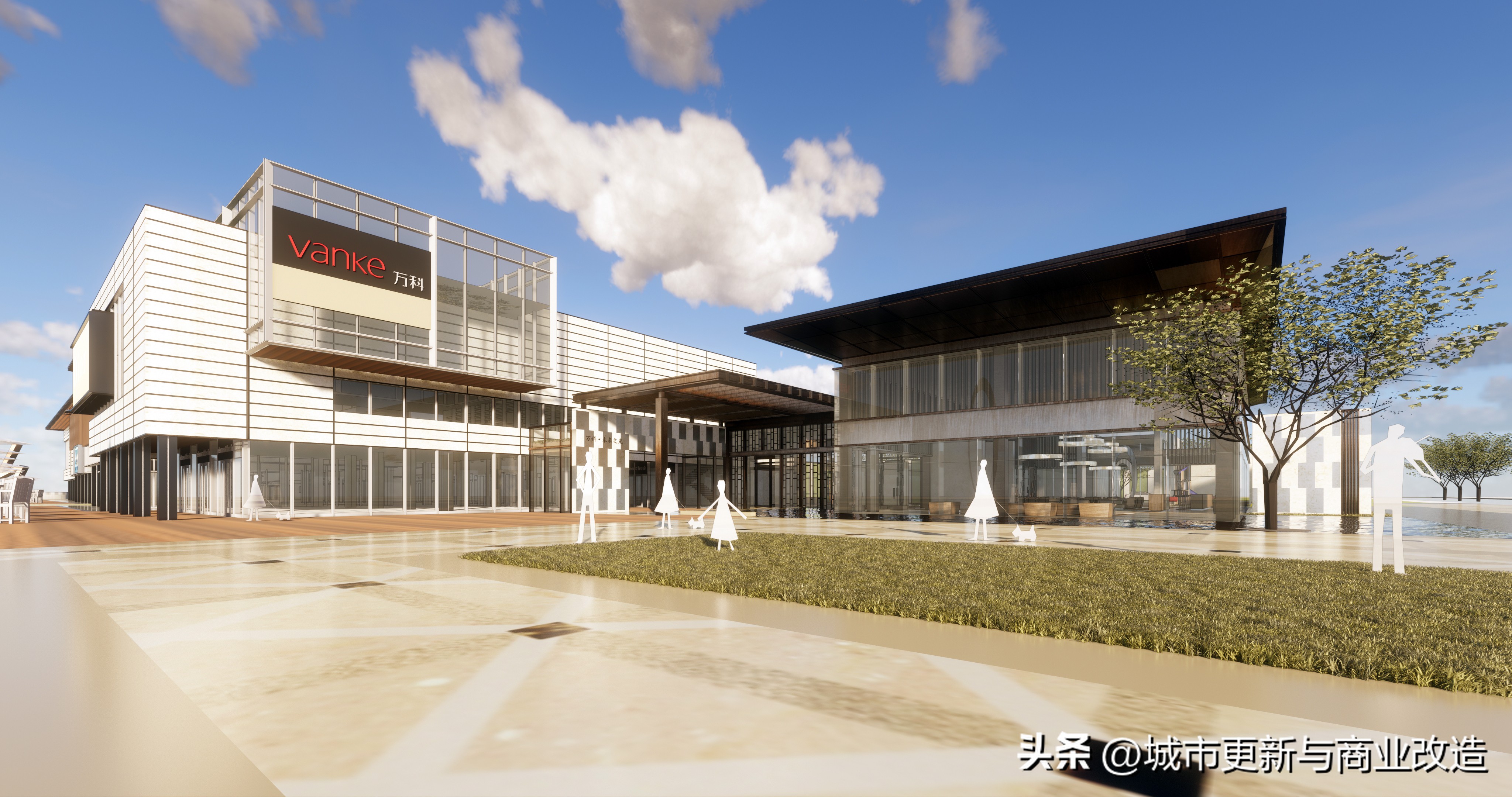 合肥万科广场效果图,合肥万科未来之光街区