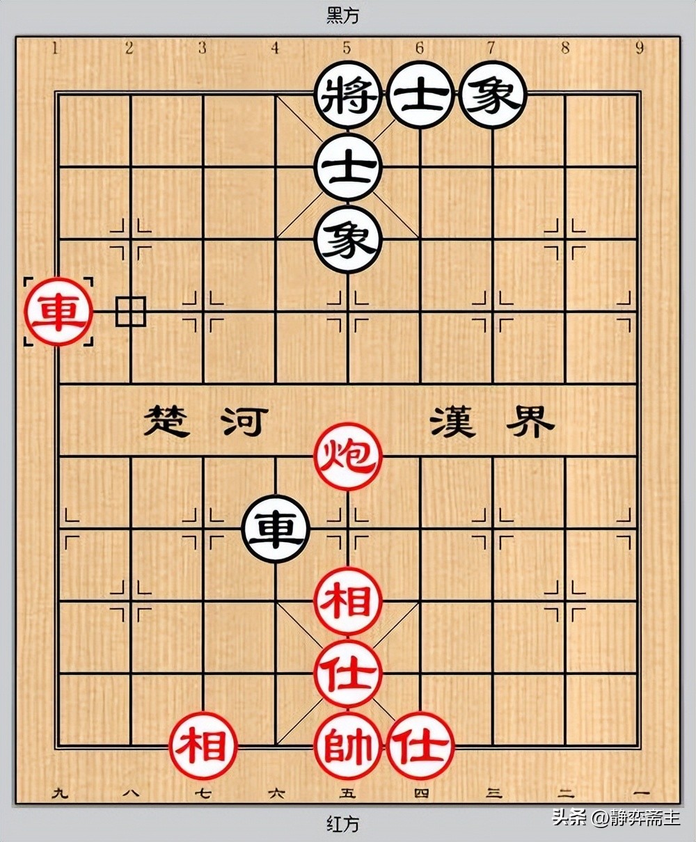 单车士守和车单兵定式,单车士象全守和炮车的定式