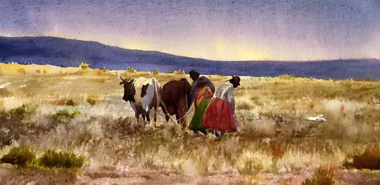 世界顶级水彩画家作品欣赏,世界水彩画大师三巨头的作品欣赏