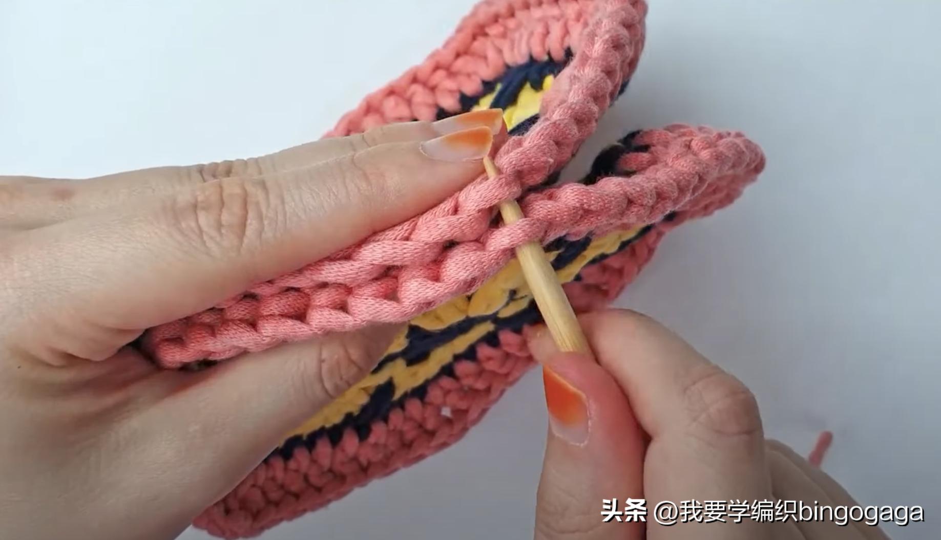 祖母方格小包包拼接编织教程,方形镂空小花包编织教程