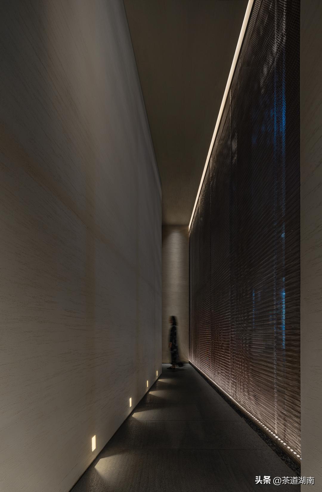 不装吊顶的禅意茶室装修效果图,广东禅意茶室私人会所包厢设计