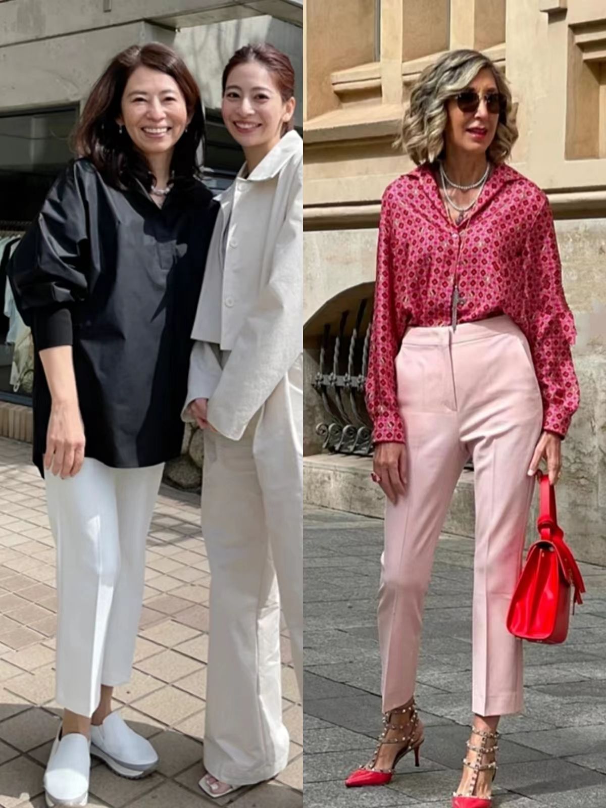 女人穿好看的有气质的裤子,女士哪些类型裤子显腿直显高百搭