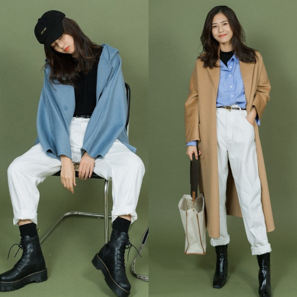 女士衬衣太大了要怎么穿才好看,中年女性衬衣怎么穿