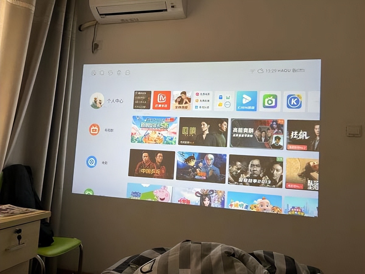 哈趣k1pro投影仪怎么播放电视频道,哈趣投影仪k1pro多远比较清晰