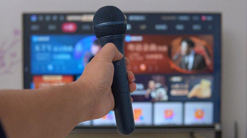 海信电视天籁k歌麦克风,麦克风都因我动容