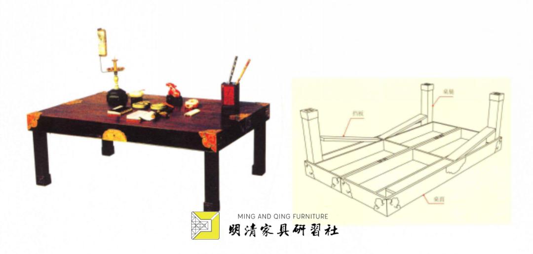 传统木匠炕桌,懒人桌实木