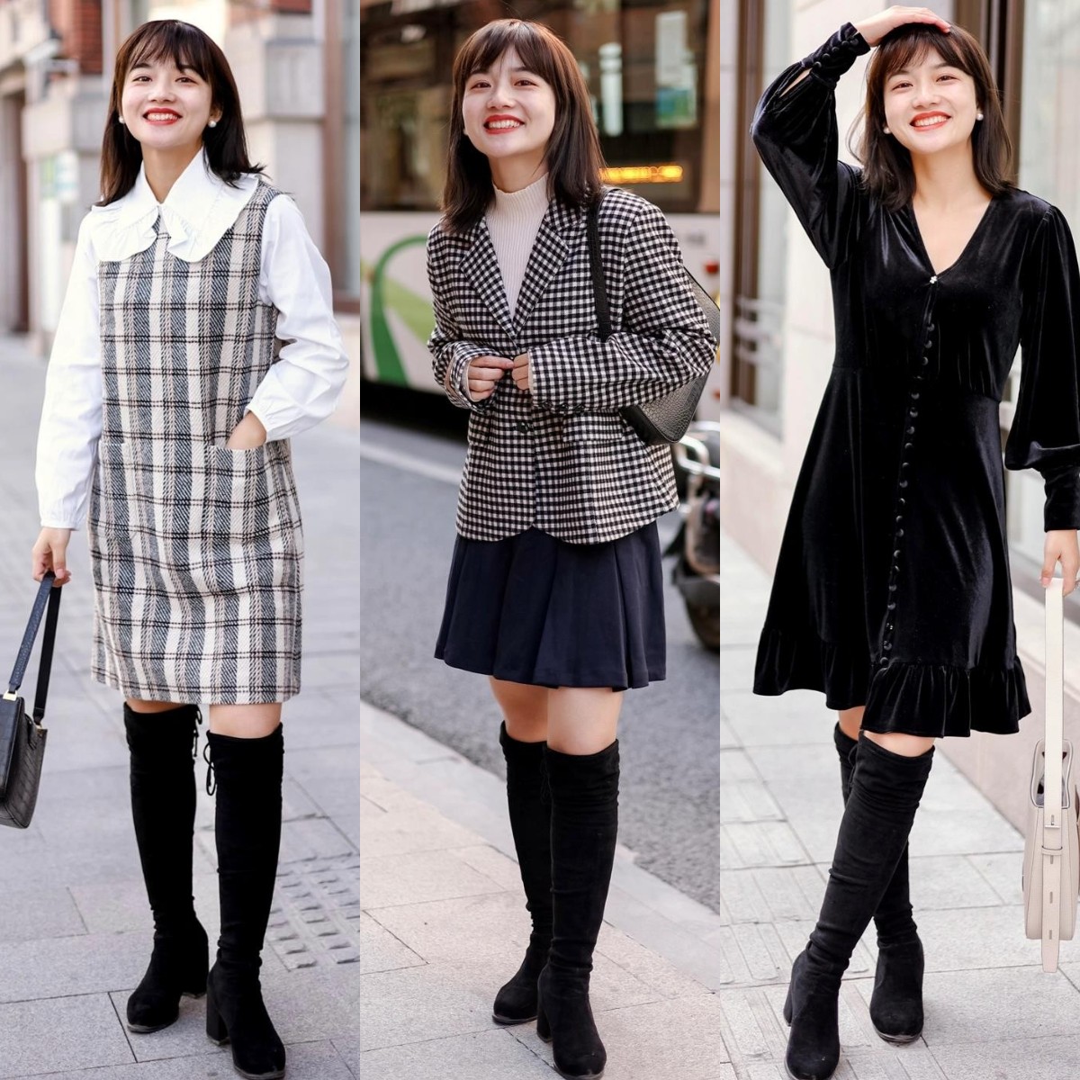 小个子显高穿搭160cm变180cm,个子矮适不适合穿高帮鞋子