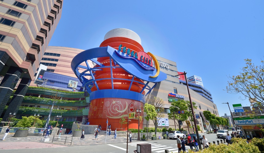 日本福冈博多运河城购物,福冈必玩景点