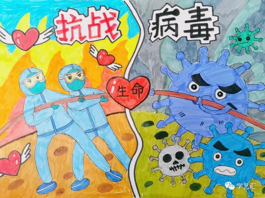 携手抗疫共克时艰手抄报,共克时艰抗疫有我手抄报