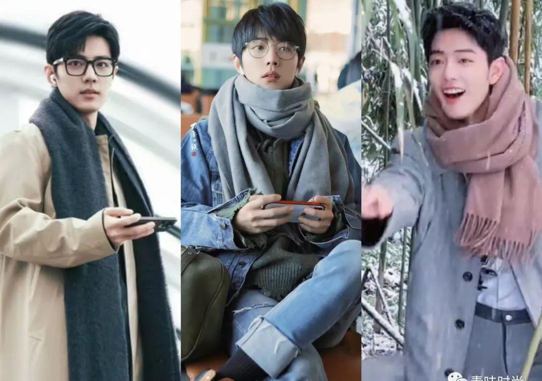 新款围巾秋冬纯色保暖舒适好搭配,保暖又好看又时尚的围巾来了