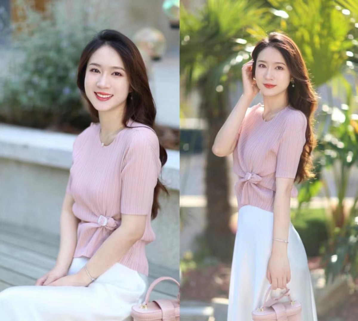 白裙子穿搭夏季气质超仙,夏天裙子凉快不透