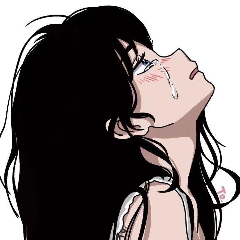 wechat头像女动漫黑白,wechat黑白清冷头像