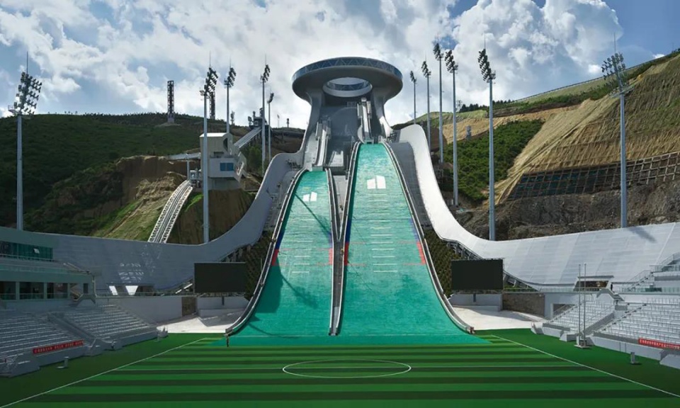 张家口跳台滑雪中心,张家口崇礼跳台进展情况