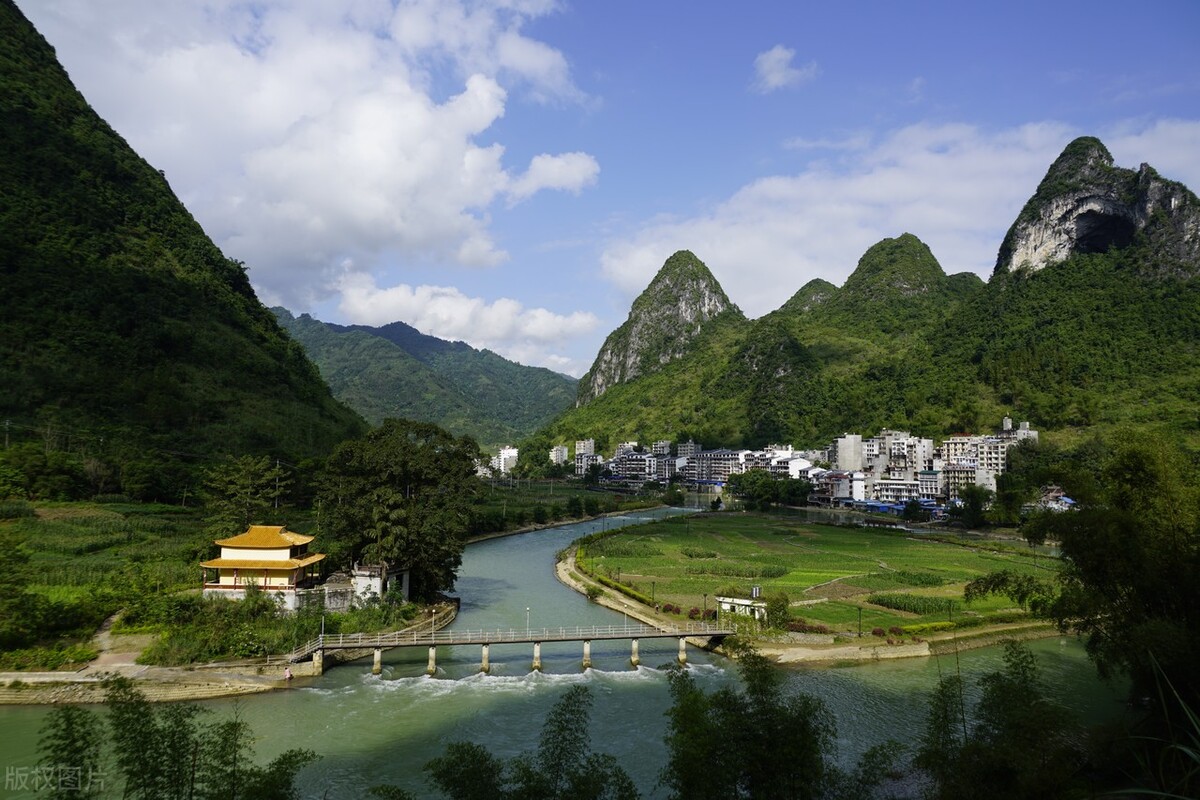 巴马长寿村养生圣地美景如画,巴马国际长寿养生旅游胜地