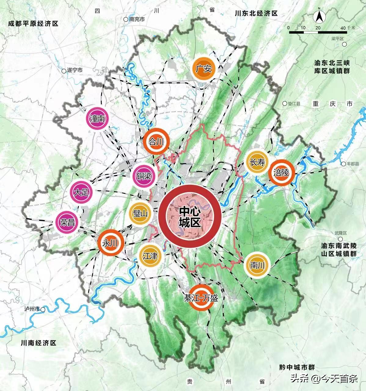 成都都市圈西部发展规划,成都和重庆谁会成为西部中心城市