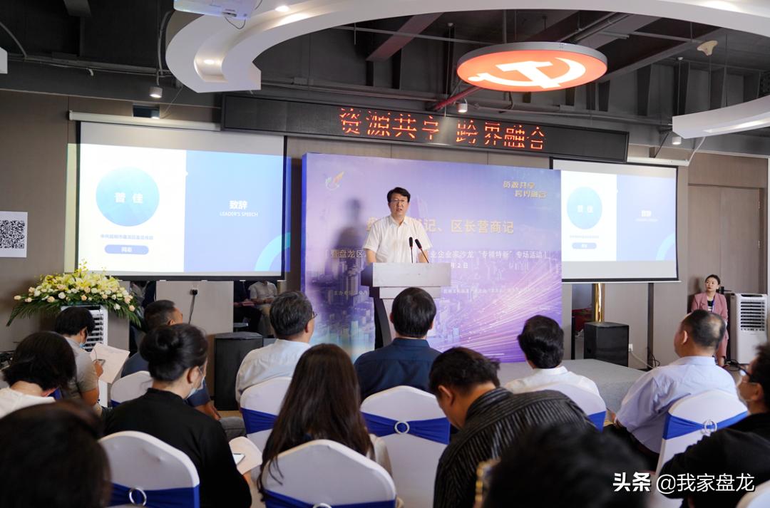 书记、区长营商记|共拓盘龙区文产企业“专精特新”发展沃土