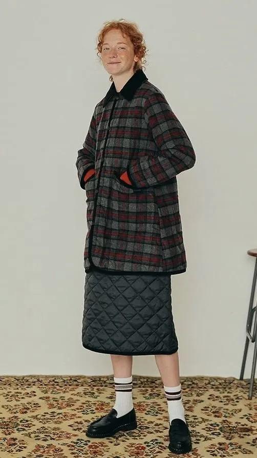 冬天裙子怎么搭配打底裤,谁说冬天不能穿t恤