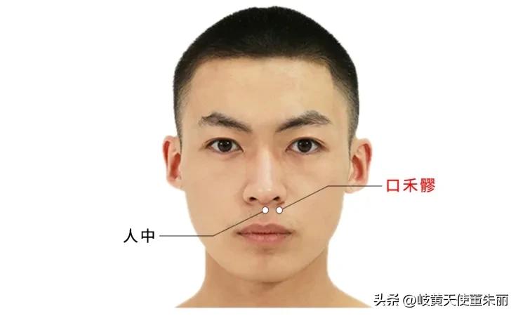 口禾髎穴准确位置,迎香穴通利鼻窍