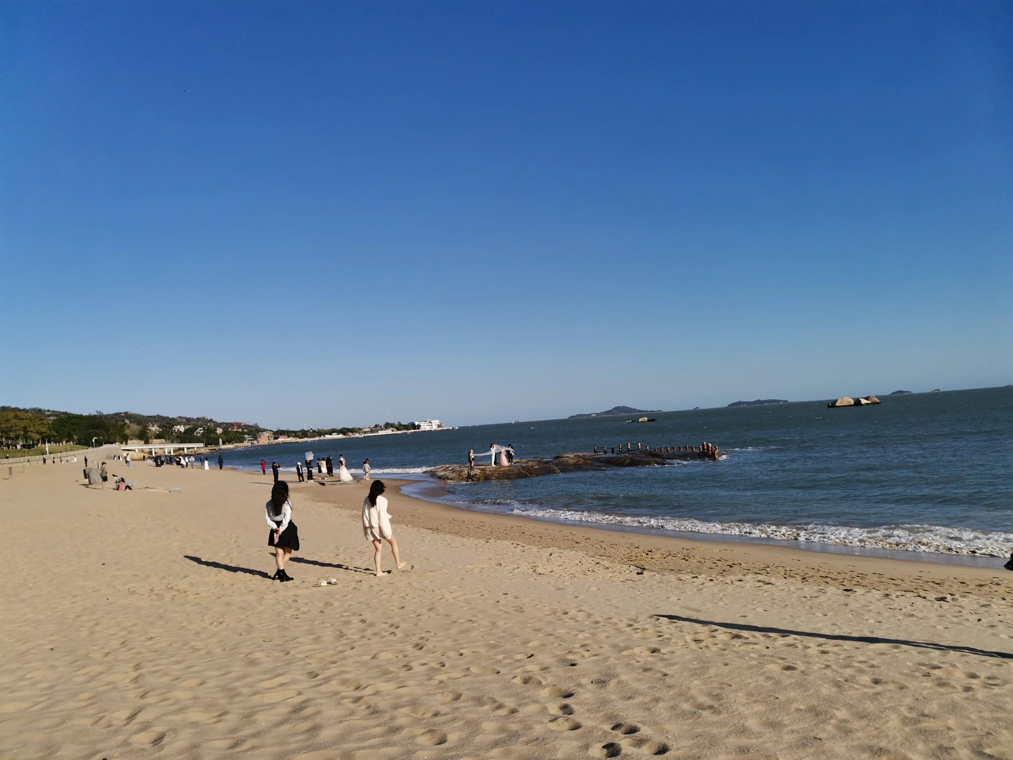 厦门的蓝天白云大海,厦门的海厦门的天空