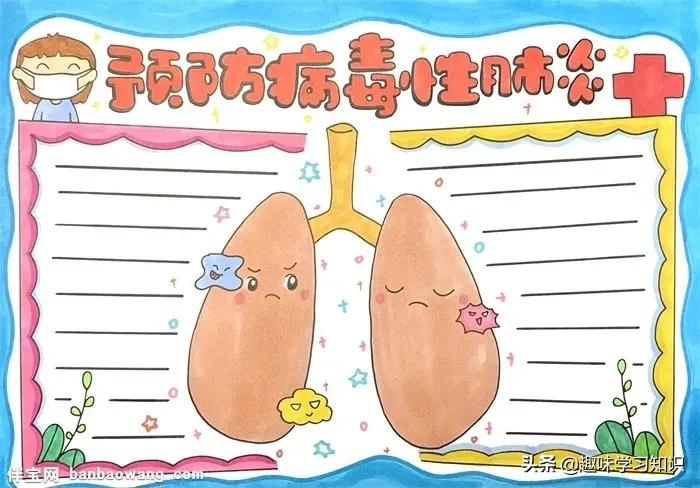 疫情防控手抄报，防疫手抄报