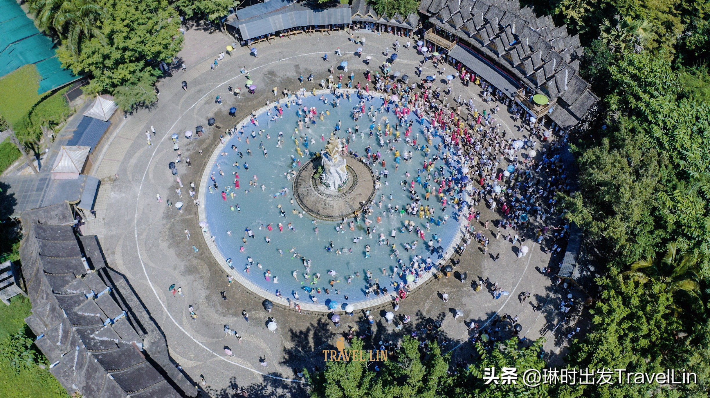 西双版纳泼水节旅游全攻略,西双版纳傣族园泼水节高清图片