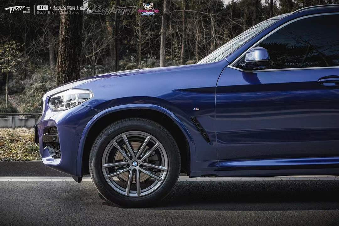 爵士蓝车膜,爵士蓝汽车改色膜