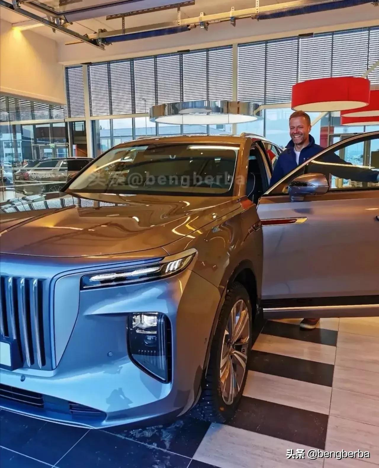 2022新款红旗e-hs9燃油版五座,红旗hs9出口多少钱